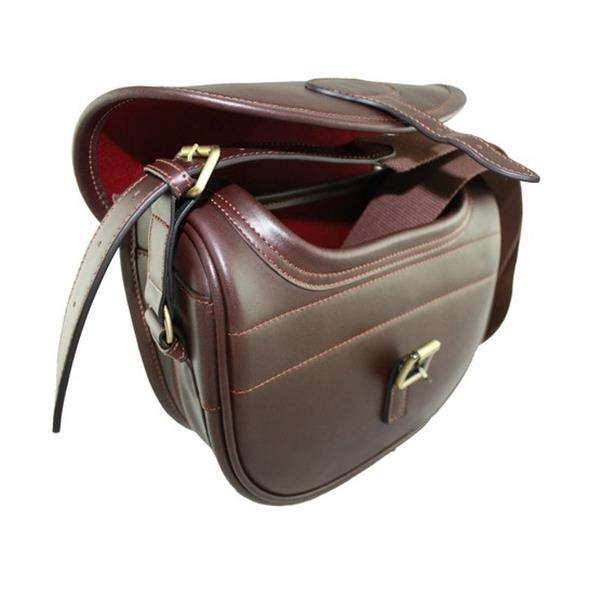 Guardian Heritage Leather Cartridge bag 100 capacity with brass fittings
